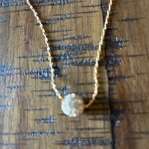 Vintage  Lady Remington Dimond Ball necklace